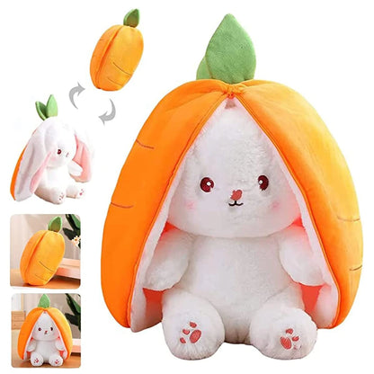 Stuffed Bunny Reversible Rabbit Plush Toy