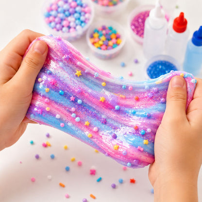 DIY Ice Cream Slime Kit for Kids, Make 6 Slime Designs