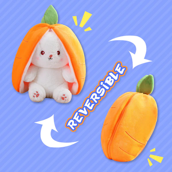 Stuffed Bunny Reversible Rabbit Plush Toy