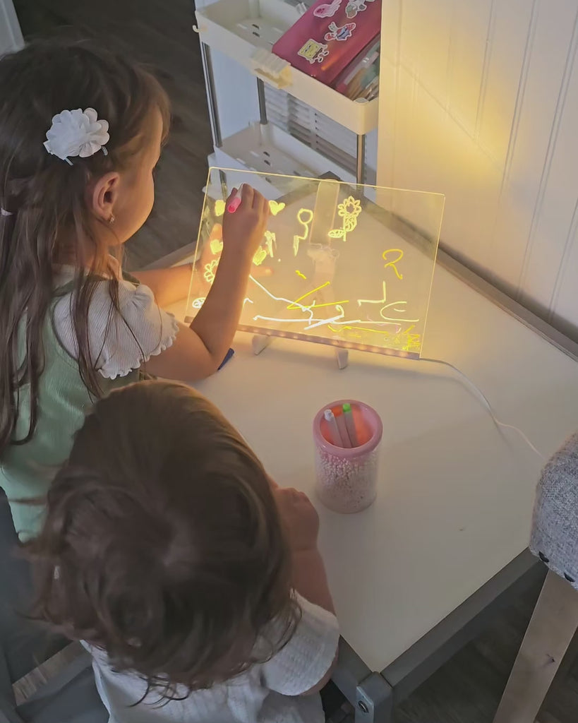 لوحة الرسم المضيئة الملونة LED