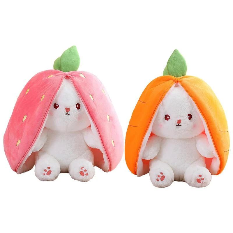 Stuffed Bunny Reversible Rabbit Plush Toy