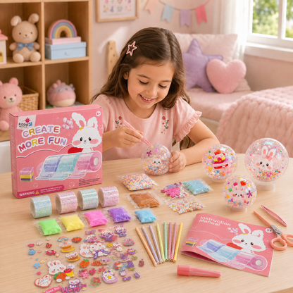 DIY Bubble Squishies Making Kit 41 Pieces for Kids