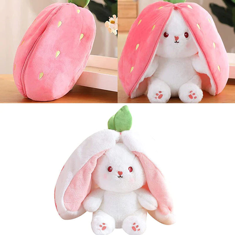 Stuffed Bunny Reversible Rabbit Plush Toy