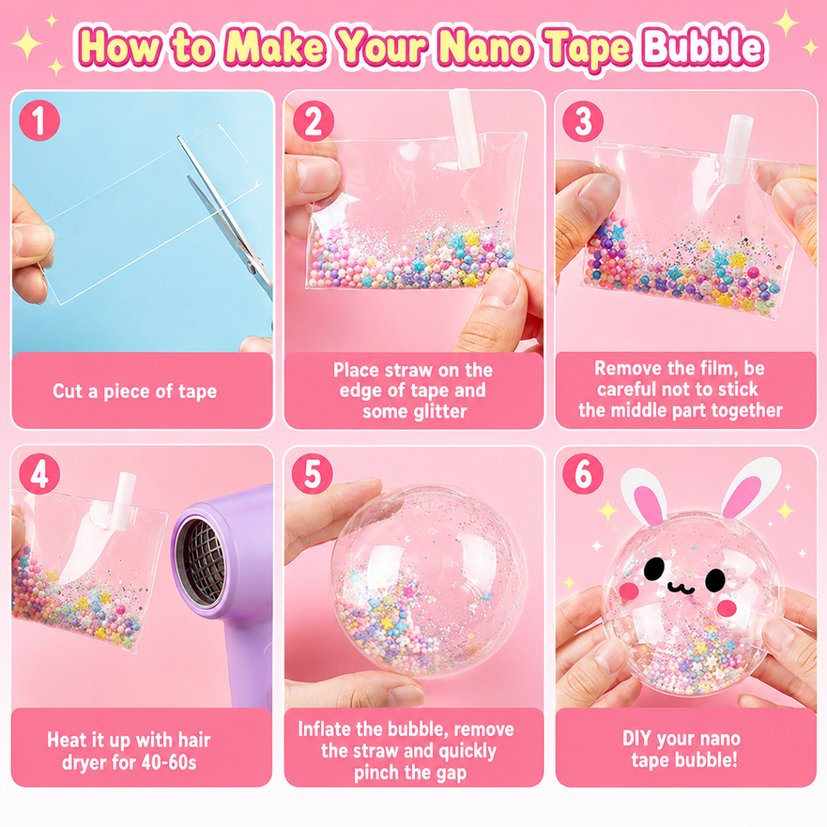 DIY Bubble Squishies Making Kit 41 Pieces for Kids