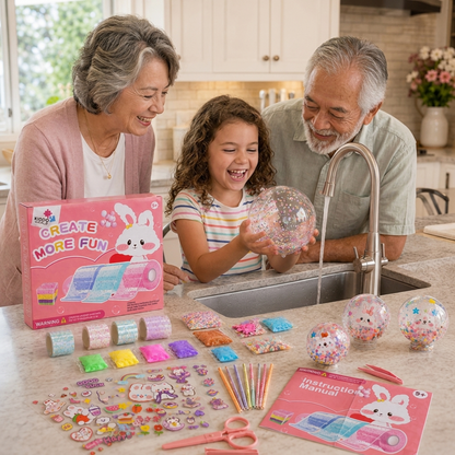 DIY Bubble Squishies Making Kit 41 Pieces for Kids