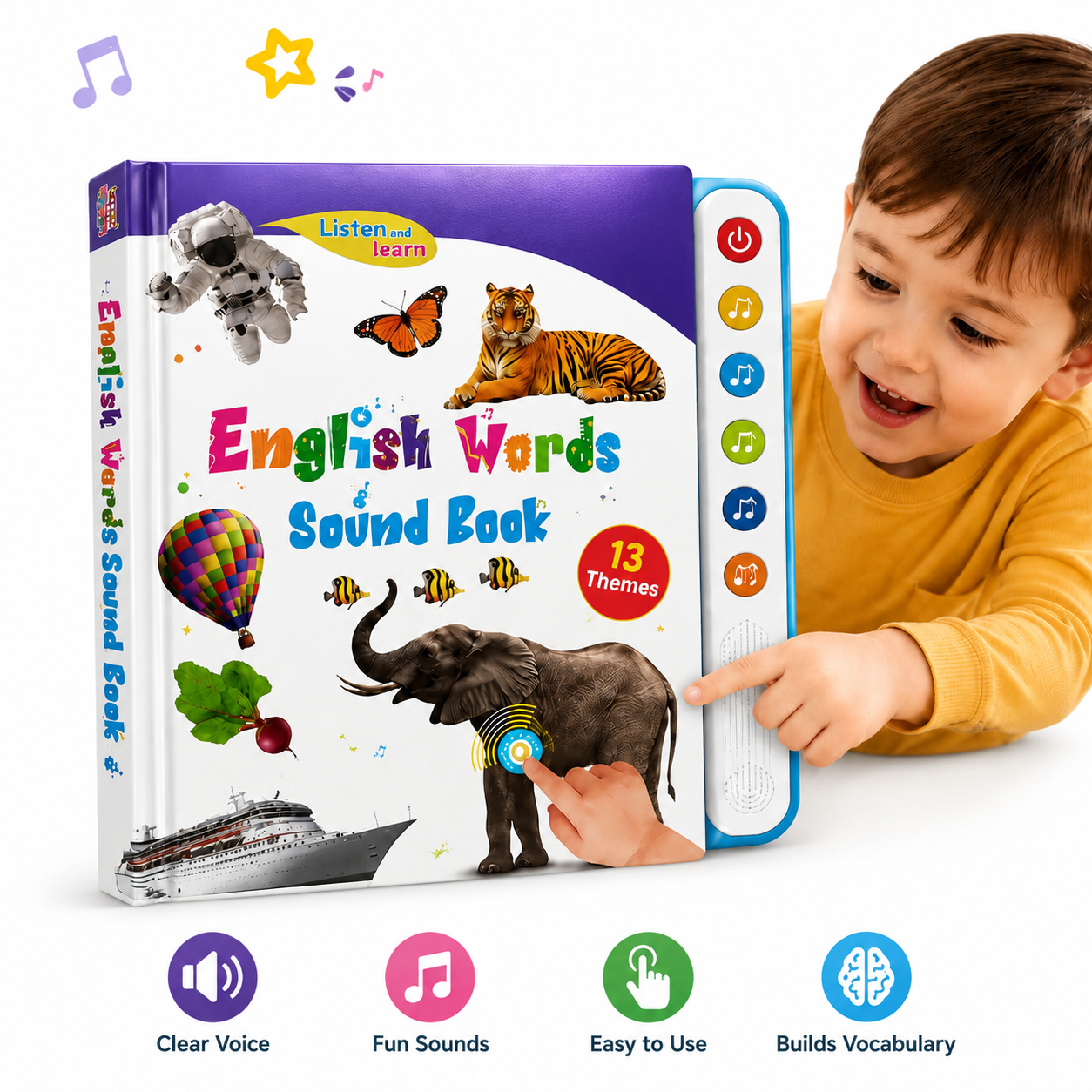 Touch & Learn – Kids Talking Musical English Sound Book