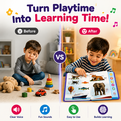 Touch & Learn – Kids Talking Musical English Sound Book