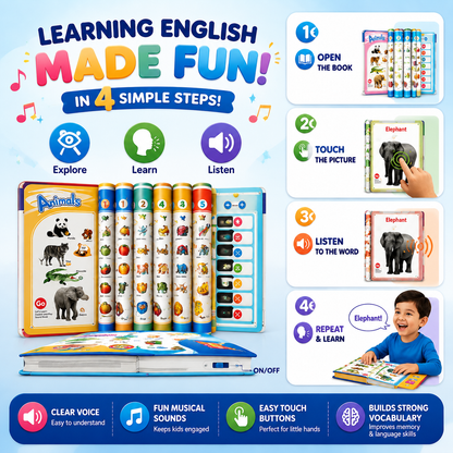 Touch & Learn – Kids Talking Musical English Sound Book