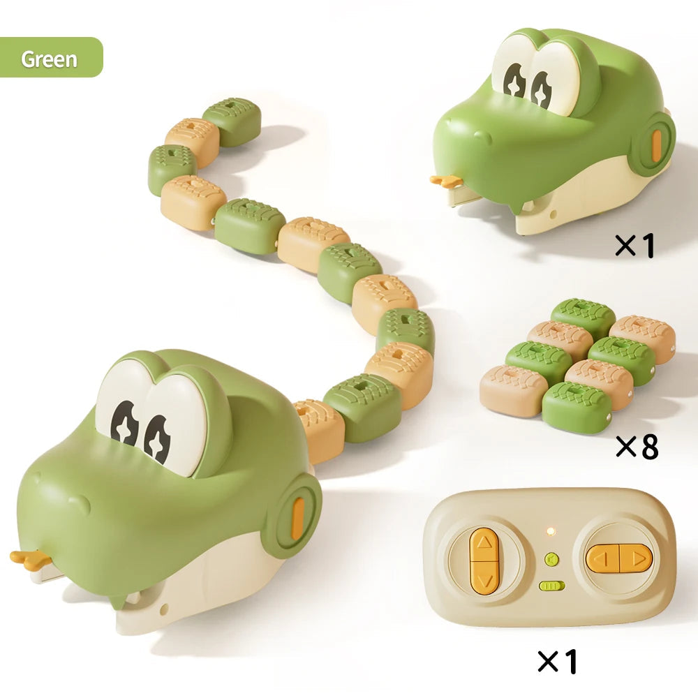 RC Hungry Snake Battle Game, Remote Control Snake Toy for Kids