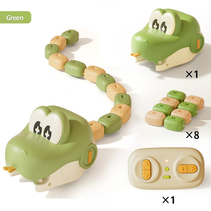 RC Hungry Snake Battle Game, Remote Control Snake Toy for Kids