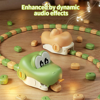 RC Hungry Snake Battle Game, Remote Control Snake Toy for Kids